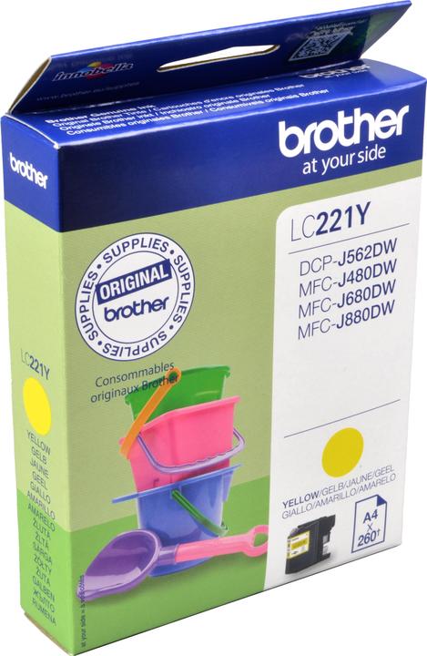 Actual product image Brother Lc-221y (Y)