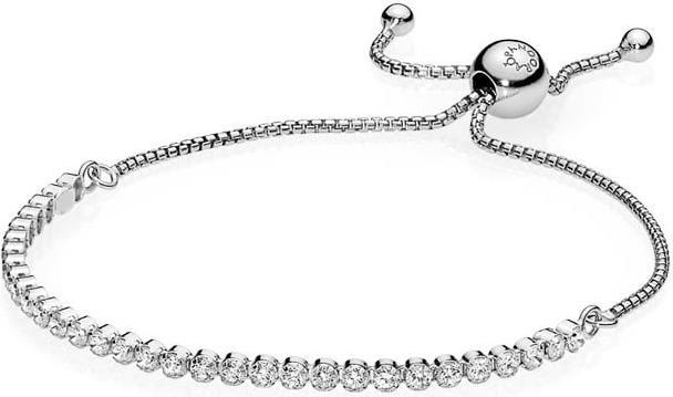 Pandora Bracelet Sparkling Band (23 cm, Argent)