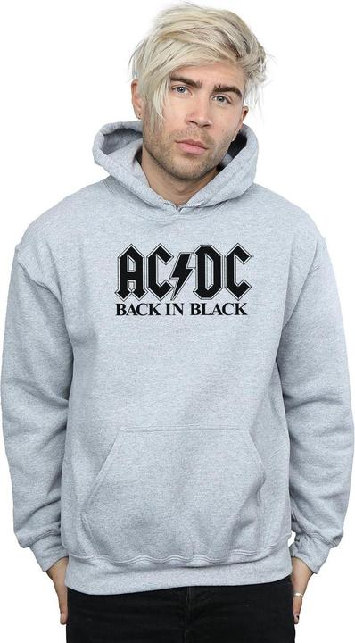 Image du produit AC/DC - Sweat à capuche BACK IN BLACK LOGO - Homme (S)