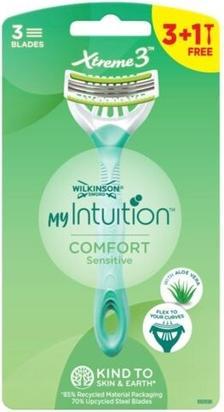 Wilkinson My Intuition Xtreme3 Comfort Sensitive Disposable Women'S Shavers 4Pcs