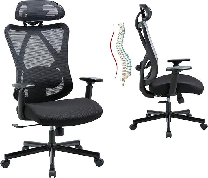 Produktbild Syno WAVE Ergo Chair Bürostuhl Wippfunktion Kunststoff-Rollen bis 150 kg