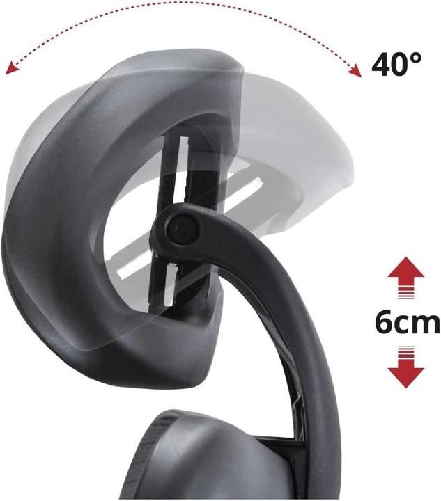 Produktbild Syno WAVE Ergo Chair Bürostuhl Wippfunktion Kunststoff-Rollen bis 150 kg