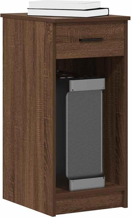 Image du produit VidaXL Armoire informatique avec tiroir aspect chêne brun 35x45x77 cm Armoire PC (35 x 45 x 77 cm)
