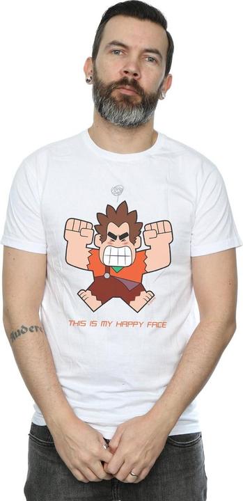 Immagine prodotto Disney Wreck It Ralph Happy Face Maglietta Uomo (S)
