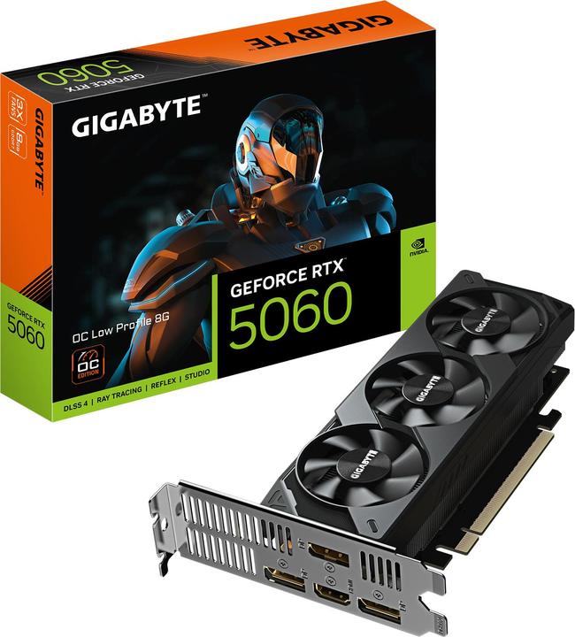 Actual product image Gigabyte GeForce RTX 5060 OC Low Profile 8G (8 GB)