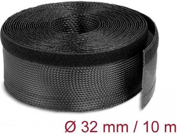 Immagine prodotto Delock Guaina per cavi 10mx32mm, con chiusura in velcro (Tubo cavi, 1000 cm)