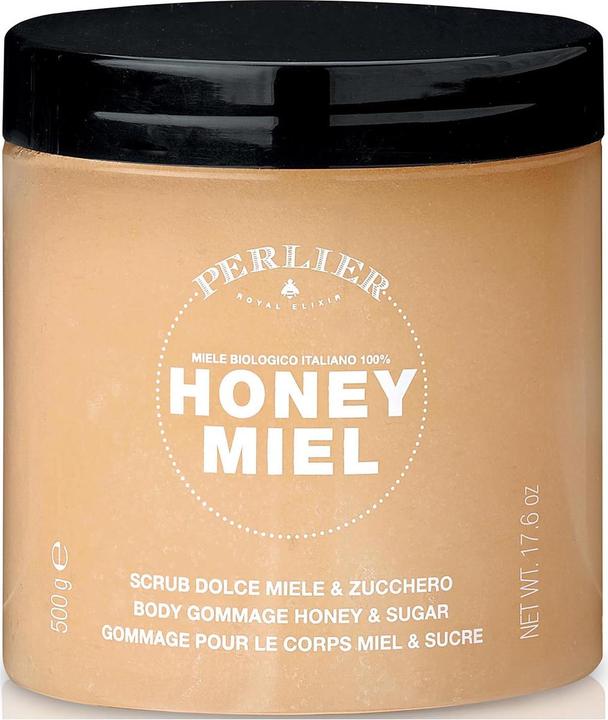 Actual product image Perlier Honey Body Scrub Sweet Honey and Sugar Body Scrub 500g - Made in Italy (500 ml)