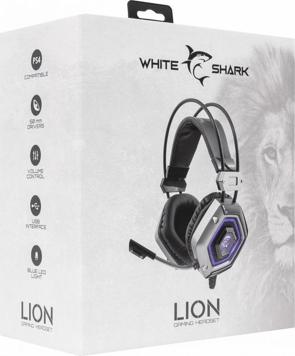 Produktbild White Shark GH-1841 Lion silver (Kabelgebunden)