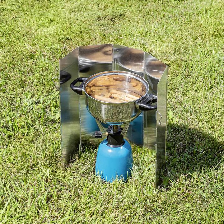 Produktbild ProPlus Koch-Windschutz 5-teilig Aluminium