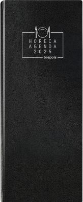 Produktbild Brepols Agenda HORECA Lima 2023 412550160 schwarz, 1T/2S, 14.3x32.5cm (14.3 x 32.5 cm, Deutsch, Niederländisch)
