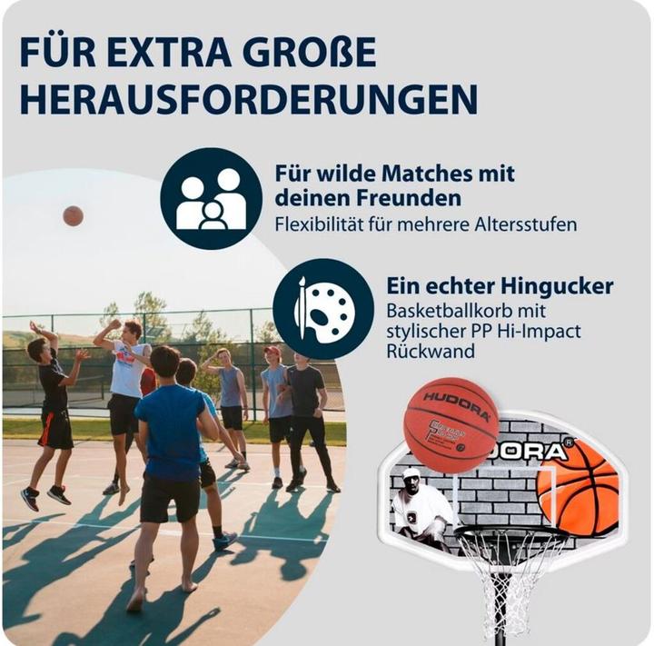 Actual product image Hudora Basketball Stand PRO XXL