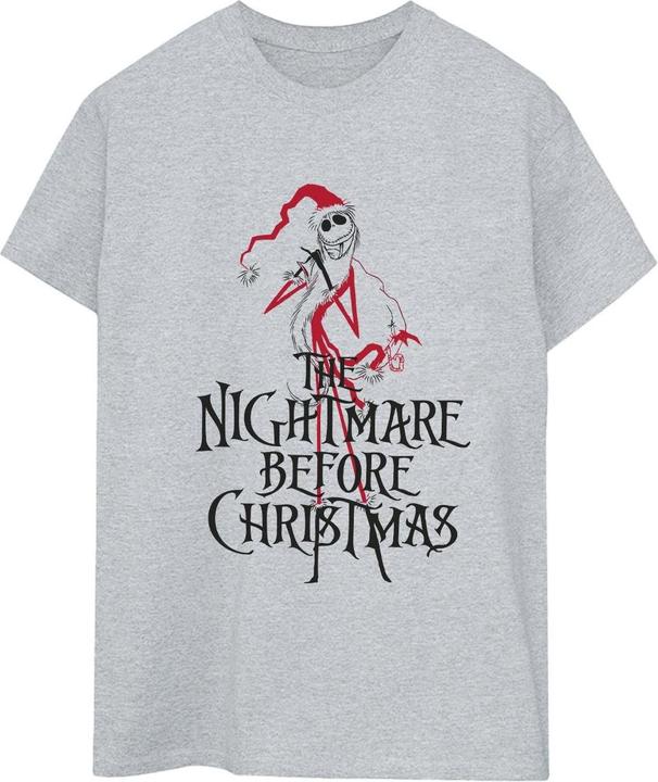 Immagine prodotto Disney The Nightmare Before Christmas Santa Maglietta Ampia Donna (4XL)