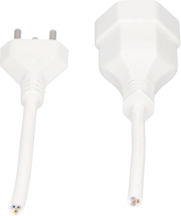 Actual product image Max Hauri TD extension cable H05VV-F3G1.0 0.25m white T12/T13 (0.25 m, Type 12, Type 13)