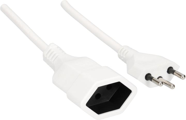 Actual product image Max Hauri TD extension cable H05VV-F3G1.0 0.25m white T12/T13 (0.25 m, Type 12, Type 13)