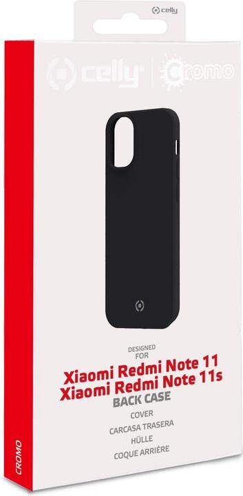 Image du produit Celly Étui pour téléphone portable CHROME 16,3 cm (6,43') Housse noire (Xiaomi Redmi Note 11S, Xiaomi Redmi Note 11)
