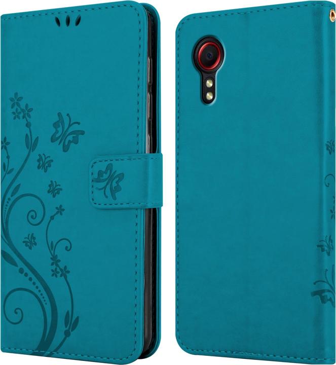 Actual product image Cadorabo Case Flower Book (Samsung Galaxy Xcover 5)