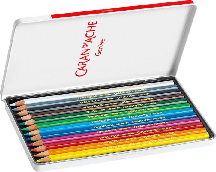 Actual product image Caran d'Ache Coloured pencils Swisscolor (Mixed Colour, 12 x)