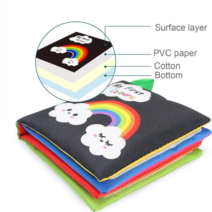 Actual product image Activity Board Cloth books Soft baby books Rustling sound baby Silent books Toddler early learning learning toy