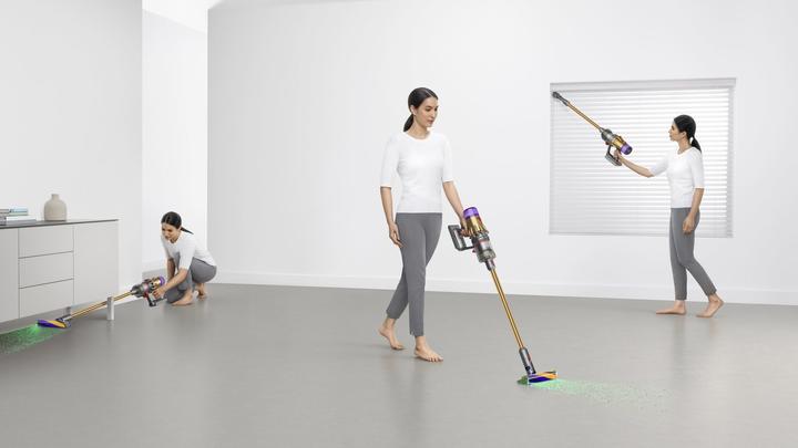 Productafbeelding Dyson V12 Detect Slim Absolute snoerloze stofzuiger zonder stofzak met 2 jaar garantie