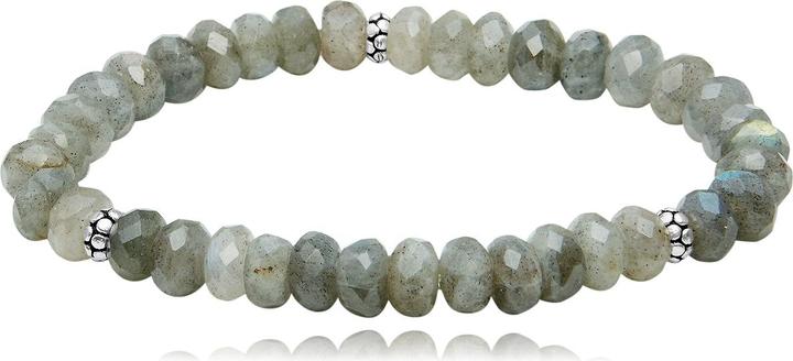 Produktbild Leyda Labradoirt Armband mit Silber 925 (19 cm, Silber 925, Stein)