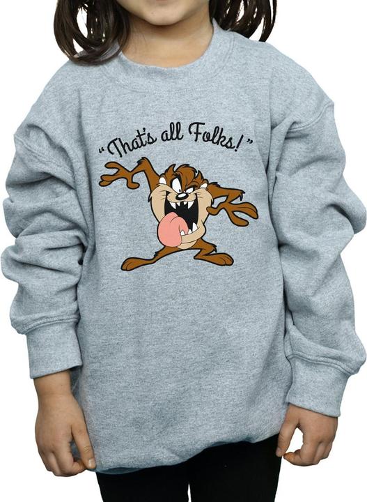 Immagine prodotto Looney Tunes Taz That's All Folks Felpa Ragazze (140, 146)
