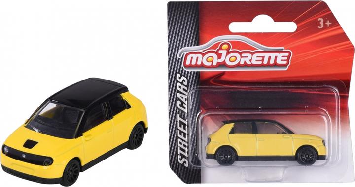 Actual product image Majorette Street Cars Honda E, yellow