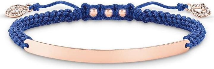 Produktbild Thomas Sabo Armband Blau Nazar Auge (19 cm, Kunststoff, Silber)