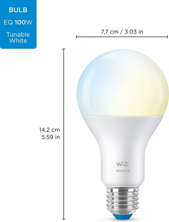 Produktbild WiZ White (E27, 13 W, 1521 lm, 1 x, E)