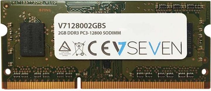 Produktbild V7 2GB DDR3 1600MHZ CL11 (1 x 2GB, 1600 MHz, DDR3-RAM, SO-DIMM)