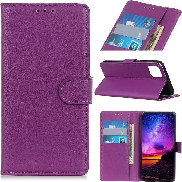 Actual product image MU Classic Litchi Leather Bookcover Series (Xiaomi Mi 11i)