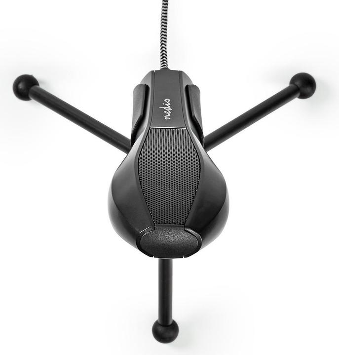 Image du produit Nedis Microphone à utiliser par : Ordinateur de bureau/portable Câblé 1x USB