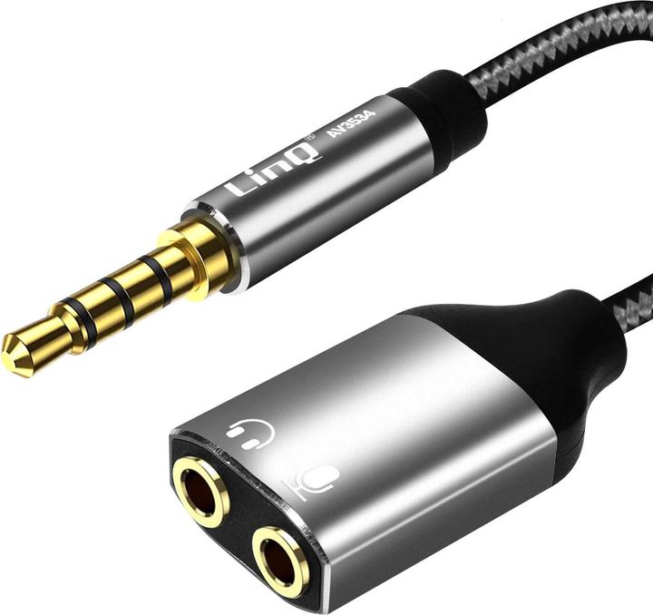 Actual product image LinQ AV3534 Audio splitter (3.5mm jack, 3.5mm jack)