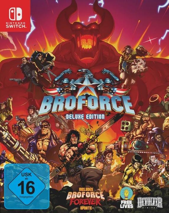 Produktbild Devolver Broforce SWITCH DELUXE (Switch, Switch Lite, Switch OLED, DE)