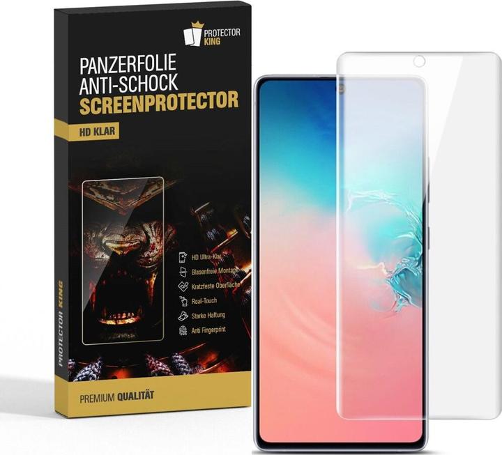 Produktbild Protectorking 3x Panzerfolie Anti-Shock HD Klar (3 Stück, Samsung Galaxy S10 Lite)