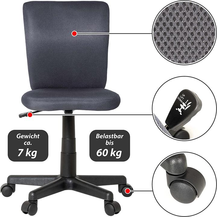 Image du produit Nexos Chaise de bureau pour enfants
