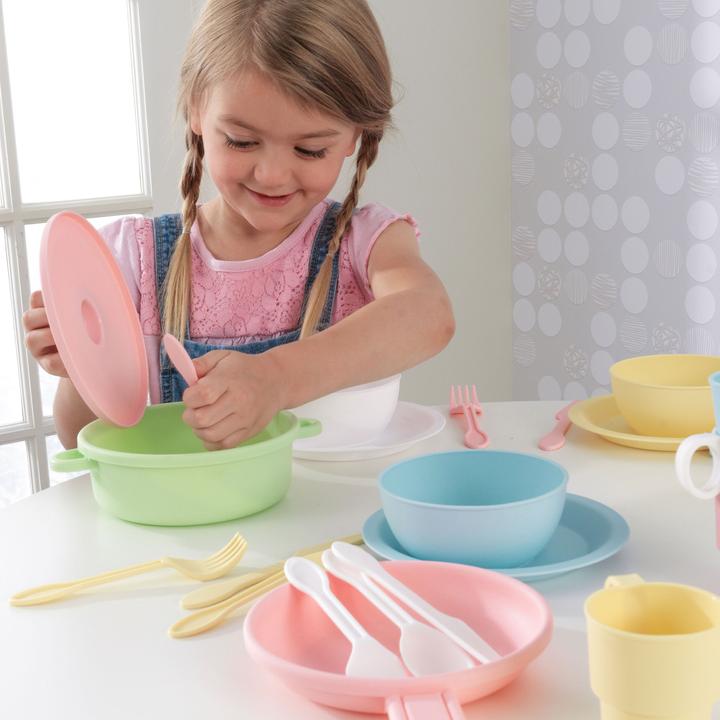 Actual product image KidKraft 27-teiliges pastelfarbenes Koch-Set
