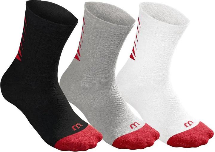 Wilson Crew Socks Multicolor Junior (3x) (S/M)