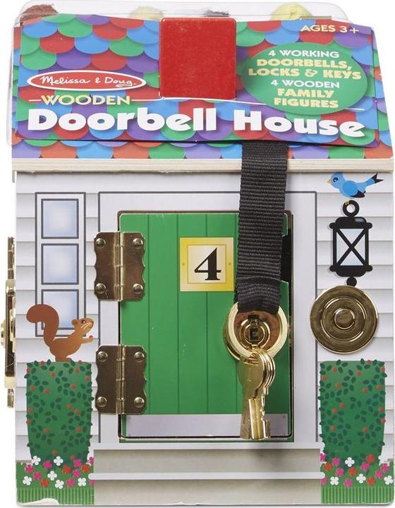 Image du produit Melissa & Doug Maison En Bois Avec Des Colliers De Porte