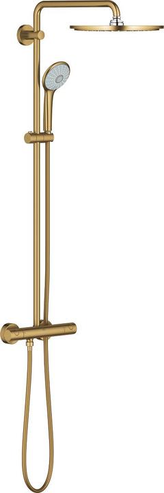 Actual product image Grohe Shower system EUPHORIA SYSTEM 310 m thermostat Cool Sunrise brushed