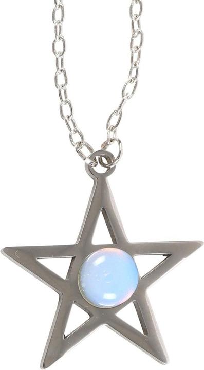 Actual product image Something Different You're My Favourite Opalite Star Necklace & Card (100% synthetic material)