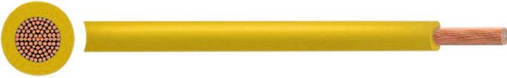 Actual product image RND Electronics Flexible stranded wire PVC, 0.75mm², copper, bare, yellow, H05V2-K, 100m (100 m)