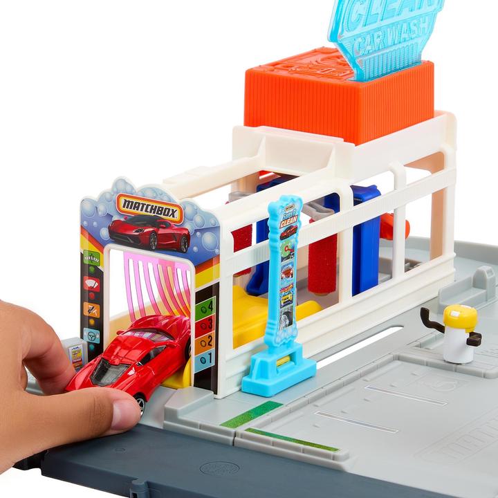 Actual product image Matchbox Action Drivers Super Car Wash Playset
