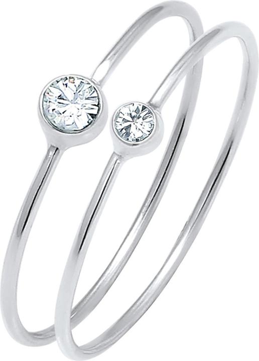Immagine prodotto Elli Set di anelli, anello solitario (48, 925 Argento)