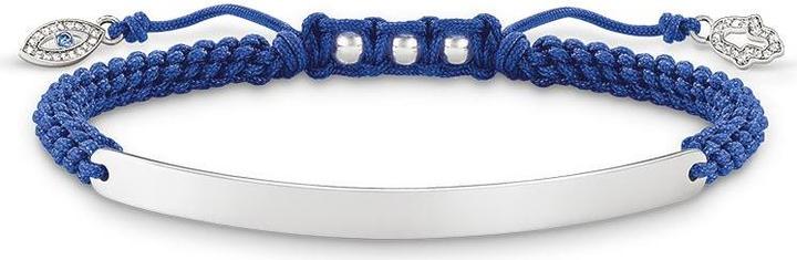 Produktbild Thomas Sabo Armband Blau Nazar Auge (19 cm, Kunststoff, Silber)