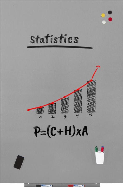 Actual product image Rocada Whiteboard module, PRO version - sheet steel, coated,. (100 x 150 cm)