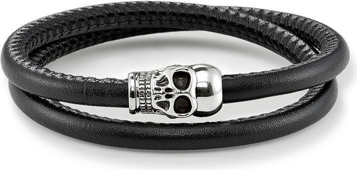 Immagine prodotto Thomas Sabo Bracciale (15 cm, Cuoio, Argento)