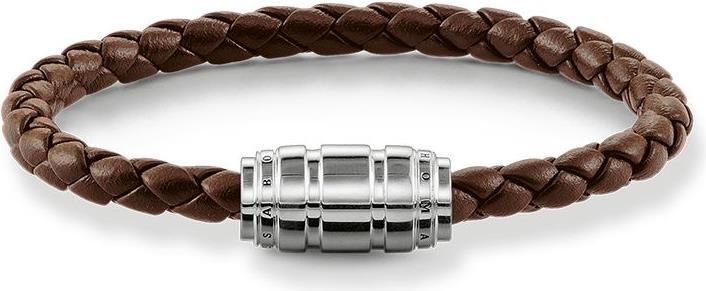 Produktbild Thomas Sabo Armband (18.50 cm, Leder, Silber)