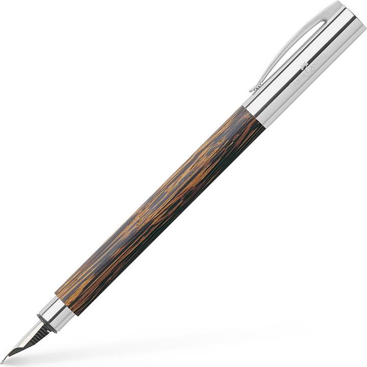 Immagine prodotto Faber-Castell Penna stilografica AMBITION marrone (Marrone, 1 x)