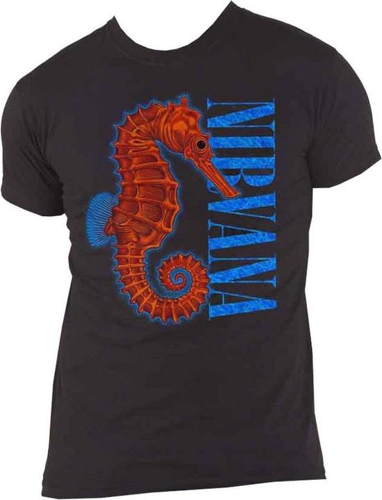 Image du produit Nirvana T-shirt unisexe adulte Seahorse Cotton (XL)