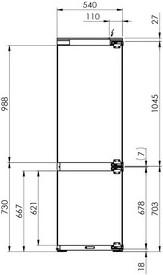 Immagine prodotto Samsung Frigorifero-congelatore BRB26715DWW/WS (264 l)